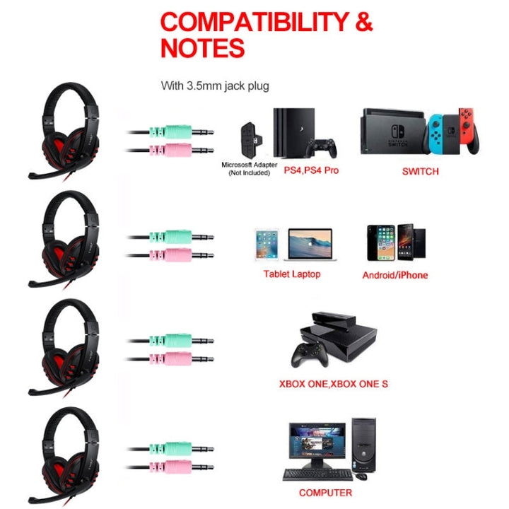 Lisslune | T-WOLF TF-800 4 in 1 Gaming Luminous Keyboard Mouse Headset Set (English Version)