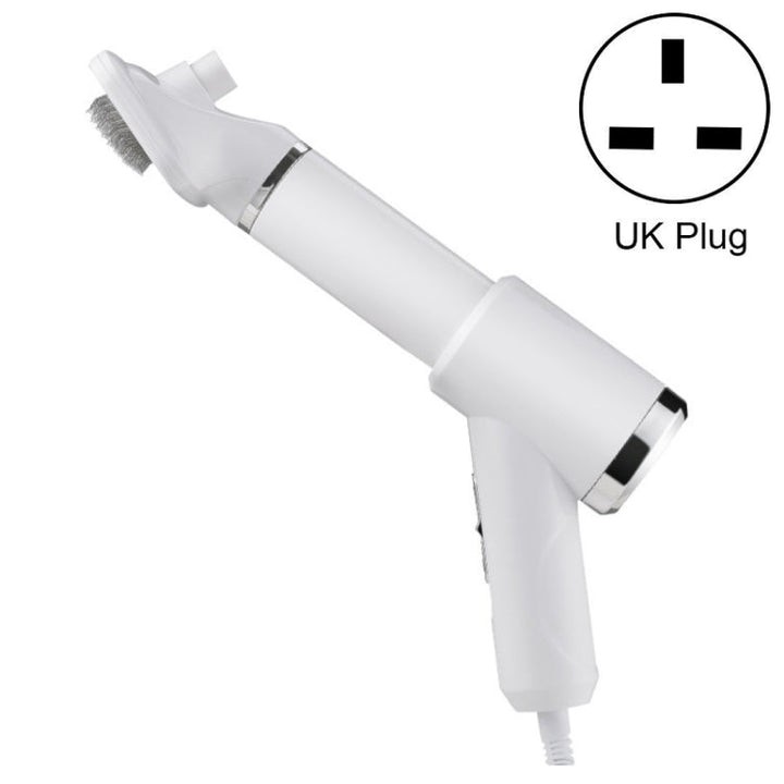 Pet Electric Comb Cat and Dog Brushes Cleaning Hair Dryer, Specification: UK Plug (3rd Generation 866 White)