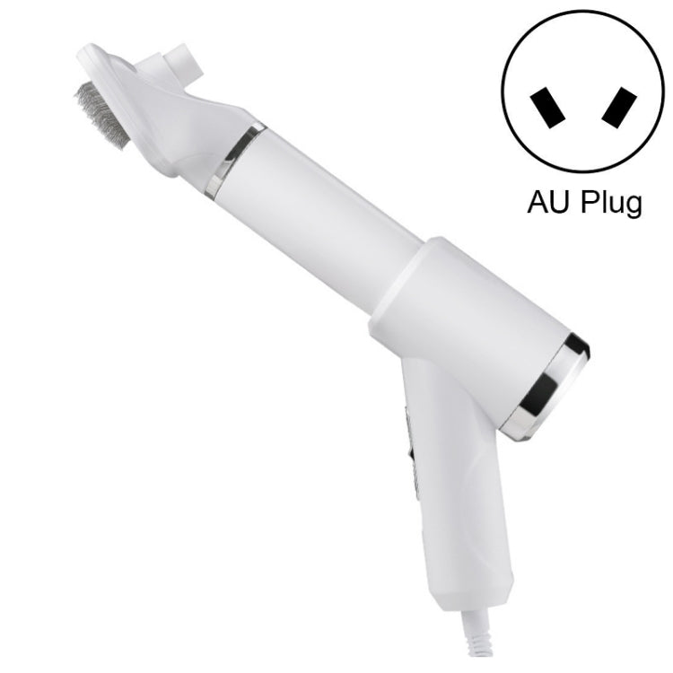 Pet Electric Comb Cat and Dog Brushes Cleaning Hair Dryer, Specification: AU Plug (3rd Generation 866 White)
