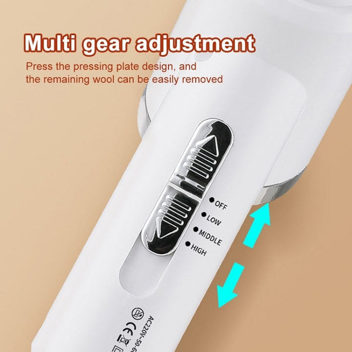 Pet Electric Comb Cat and Dog Brushes Cleaning Hair Dryer, Specification: AU Plug (3rd Generation 866 White)