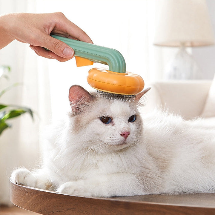 Cat comb removes floating hair Dog comb (Yellow)