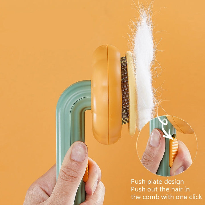 Cat comb removes floating hair Dog comb (Yellow)