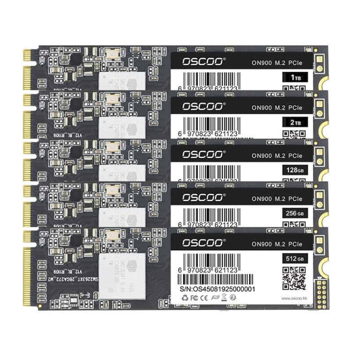 Lisslune | OSCOO ON900 PCIe NVME SSD Solid State Drive, Capacity: 512GB