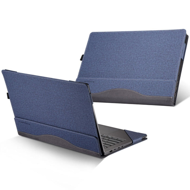 Lisslune | 13.9 inch PU leather laptop sleeve for Lenovo Yoga 5 Pro / Yoga 910 (Blue)