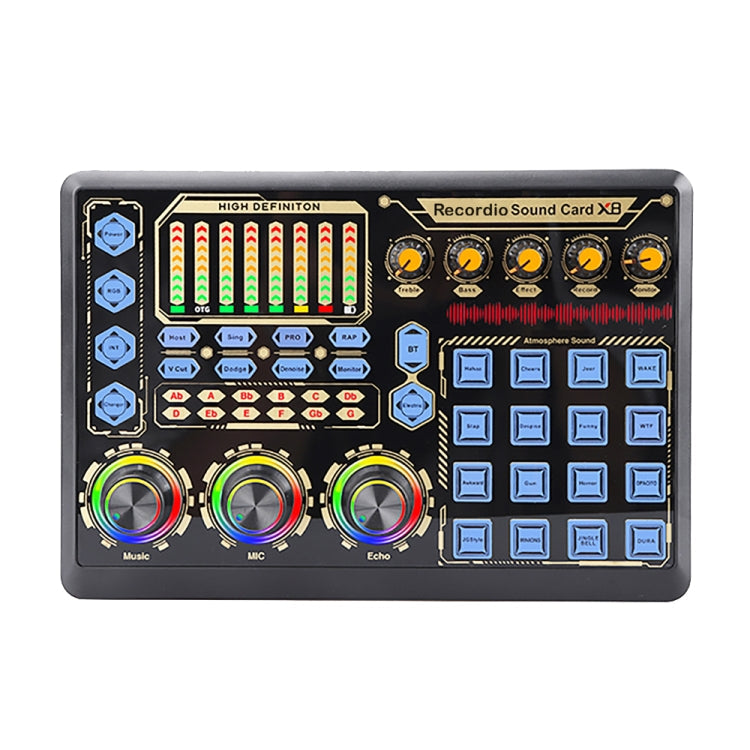 Lisslune | GAX-X8 Live Microphone Equipment Sound Card