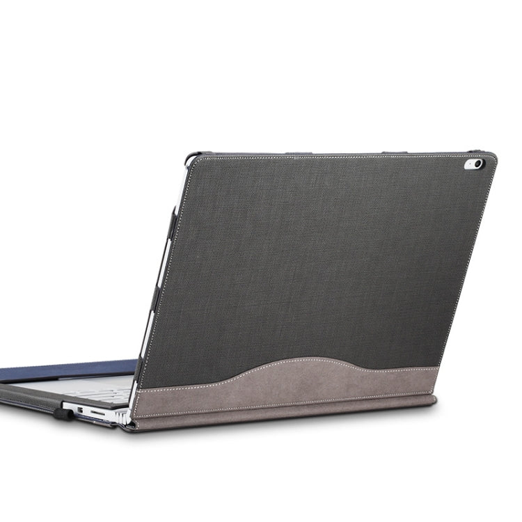Lisslune | PU Leather Laptop Protection Sleeve for Microsoft Surface Book 2 13.5 Inch (Gentleman Grey)