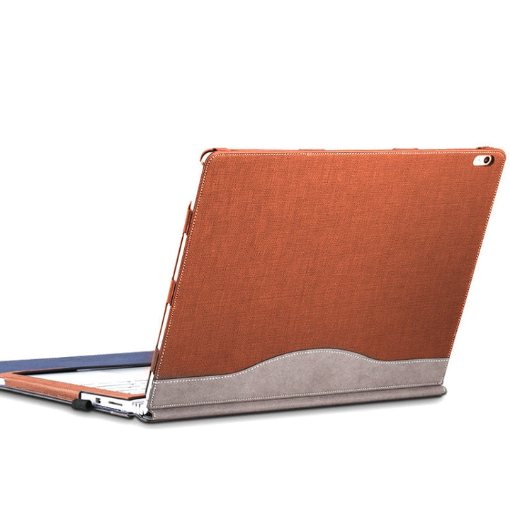 Lisslune | PU leather laptop protective case for Microsoft Surface Book 2 13.5 inches (Business Brown)