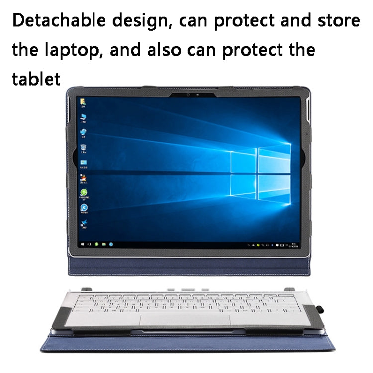 Lisslune | PU Leather Laptop Protection Sleeve for Microsoft Surface Book 2 13.5 Inch (Gentleman Grey)