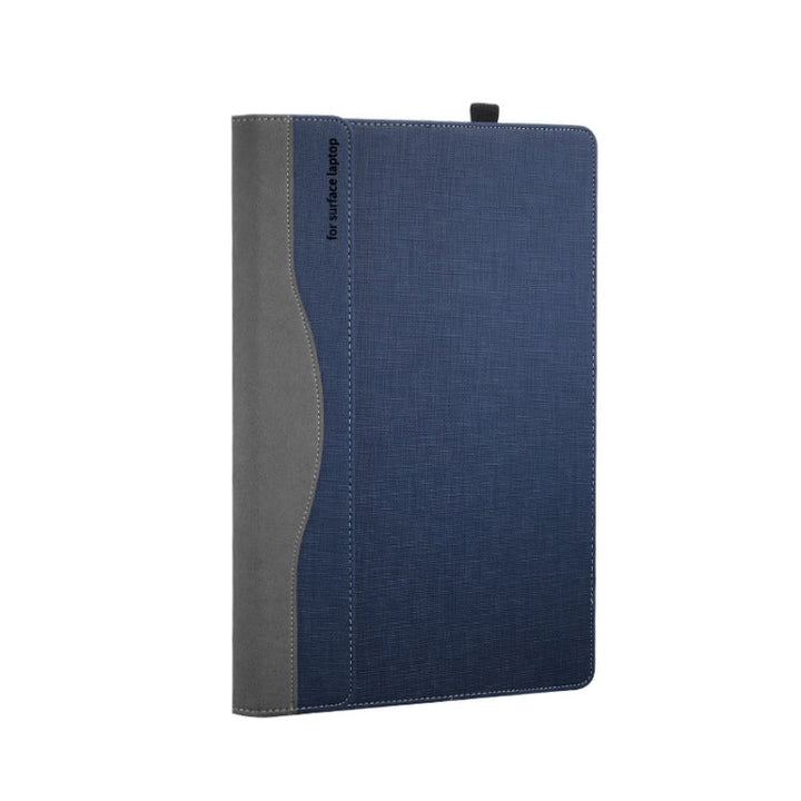 Lisslune | 13.5 Inch Multifunctional PU Leather Laptop Case for Microsoft Surface Laptop 1/2/3/4 (Blue)