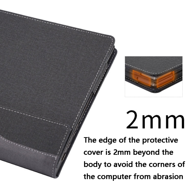 Lisslune | 13.5 Inch Multifunctional PU Leather Laptop Case for Microsoft Surface Laptop 1/2/3/4 (Blue)