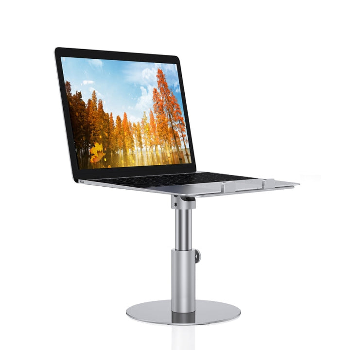 Lisslune | Z30 360 Degree Rotatable Lifting Aluminum Alloy Laptop Stand (Silver)