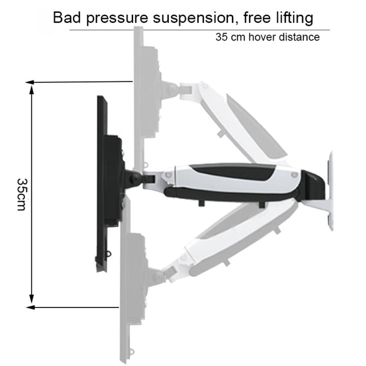 Lisslune | Gibbon Mounts GM111W Wall-Mounted Telescopic Computer Monitor Stand (Factory Color)