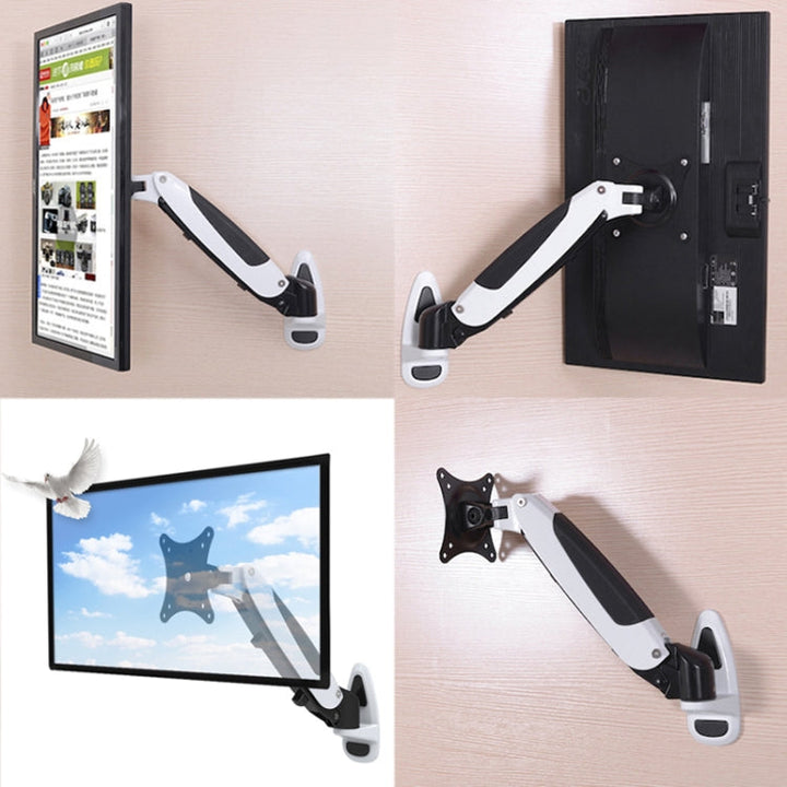Lisslune | Gibbon Mounts GM111W Wall-Mounted Telescopic Computer Monitor Stand (Factory Color)
