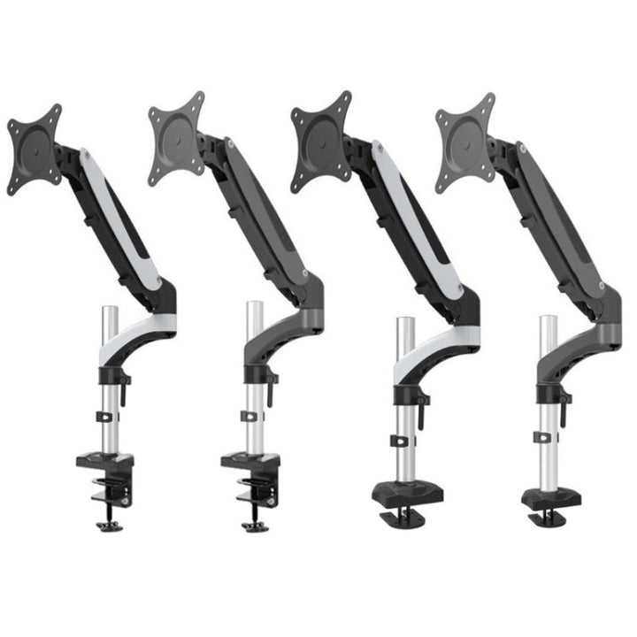 Lisslune | Gibbon Mounts Desktop Hebe Rotating Computer Monitor Stand, Specifications Table Clamp White GM112C