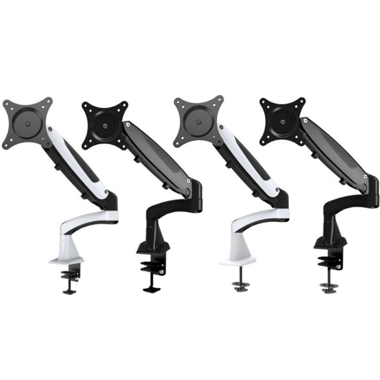 Lisslune | Gibbon Mounts Multifunctional Telescopic Rotating Lifting Monitor Stand, Color: GM112FG Perforation Black