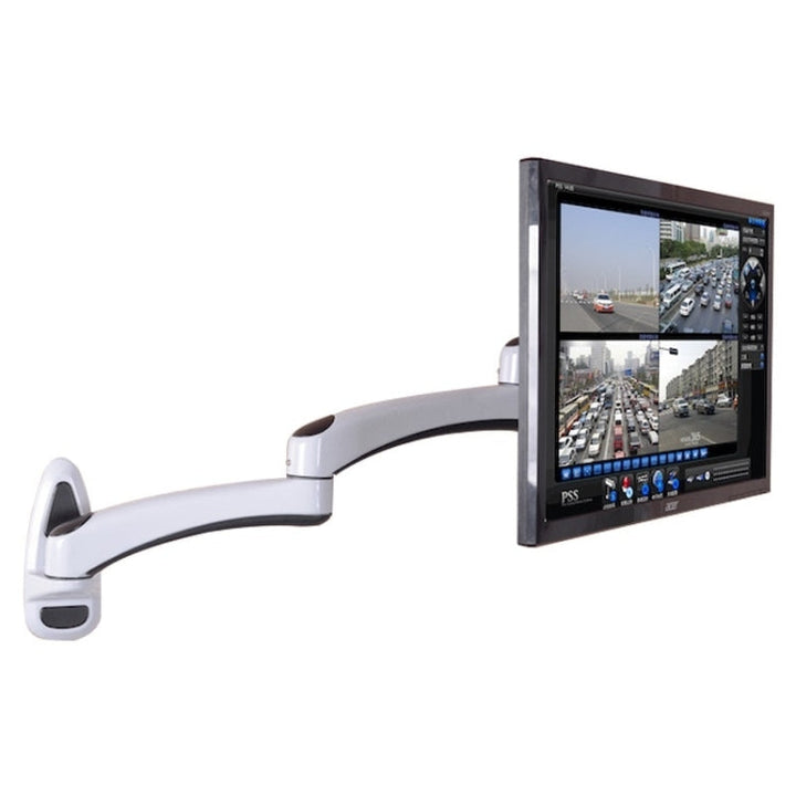 Lisslune | Gibbon Mounts FE112W Wall Mounted Dual Section Telescope Monitor Stand (White)