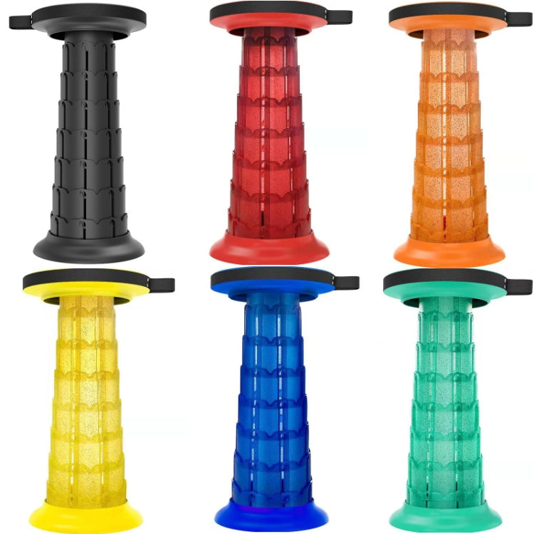 Lisslune | Outdoor Portable Lotus Raised Folding Telescopic Stool (Black)