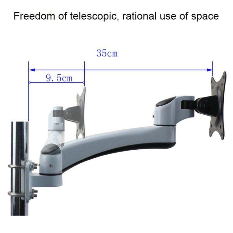 Lisslune | Gibbon Mounts FE111B Impact-free Wall Computer Monitor Stand