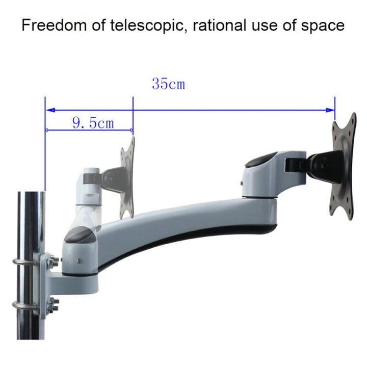 Lisslune | Gibbon Mounts FE111B Impact-free Wall Computer Monitor Stand
