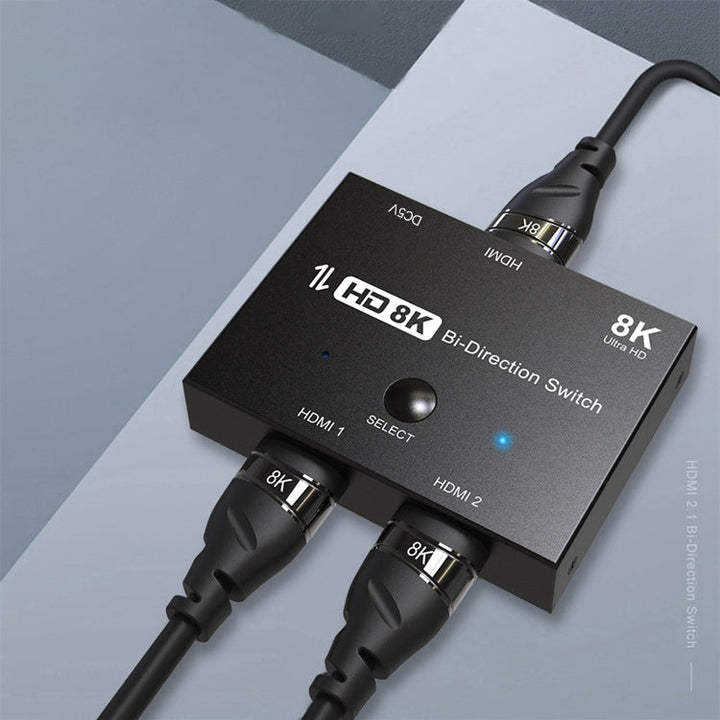 Lisslune | F0301 HDMI 2.1 Two-Way Switch PS5 Dedicated One-to-Two High-Resolution Switch