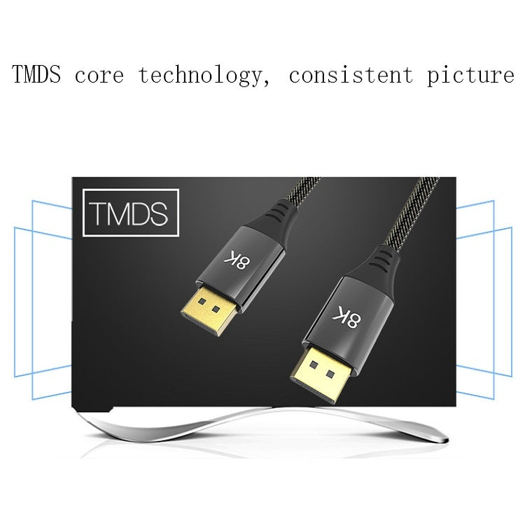 Lisslune | 10m DP1.4 Version 8K DisplayPort Male to Male Computer Monitor HD Cable