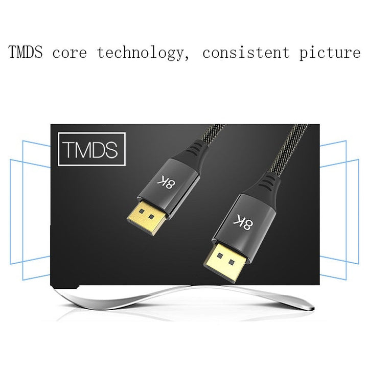 Lisslune | 10m DP1.4 Version 8K DisplayPort Male to Male Computer Monitor HD Cable