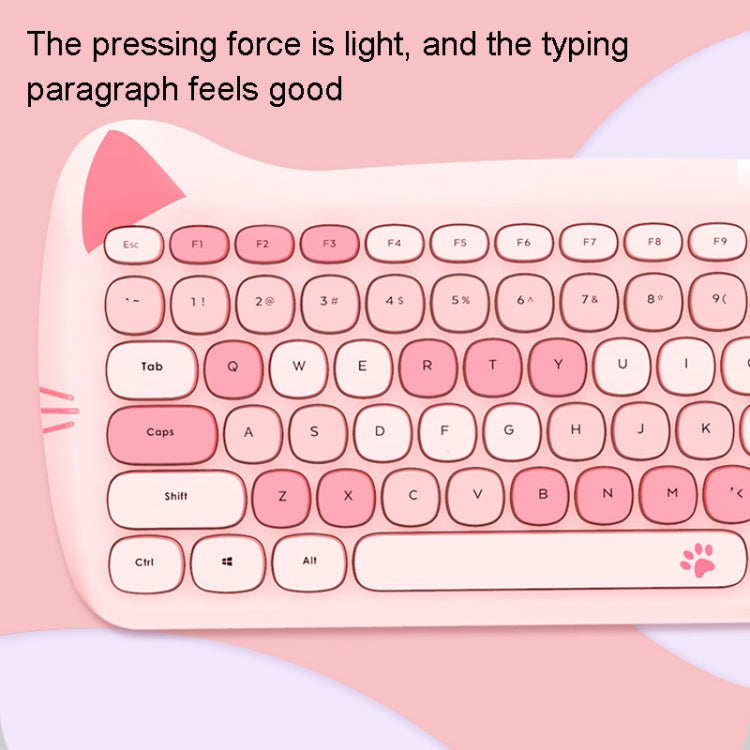 Lisslune | MOFii 2.4GHz 84 Keys Wireless Keyboard and Mouse Set (Purple)