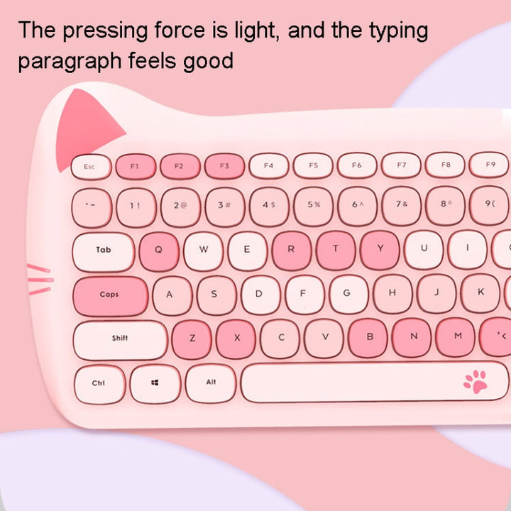 Lisslune | MOFii 2.4GHz 84 Keys Wireless Keyboard and Mouse Set (Purple)
