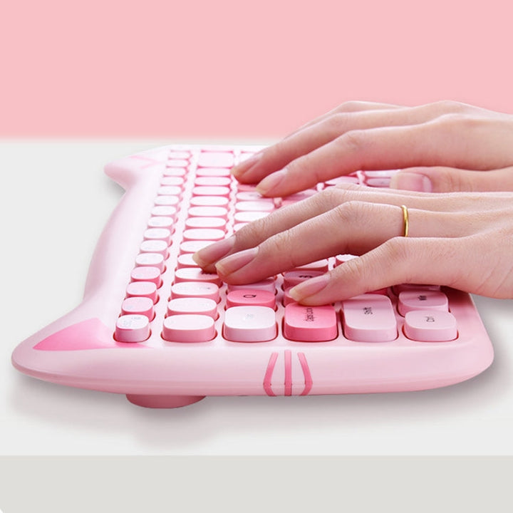 Lisslune | MOFii 2.4GHz 84 Keys Wireless Keyboard and Mouse Set (Purple)