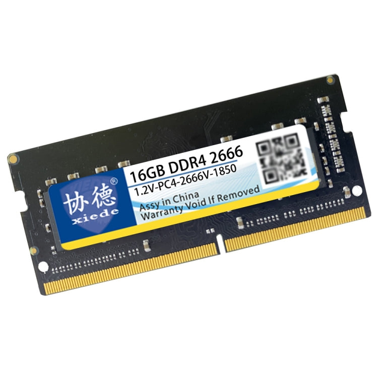 Lisslune | XIEDE X065 DDR4 NB 2666 Full Compatibility Notebook RAMs, Memory Capacity: 16GB