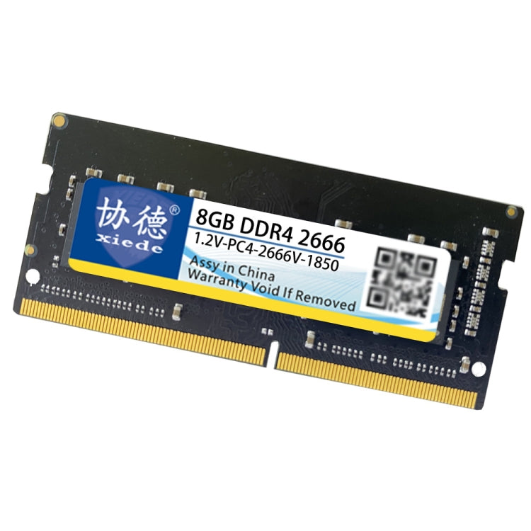Lisslune | XIEDE X064 DDR4 NB 2666 Full Compatibility Notebook RAMs, Memory Capacity: 8GB