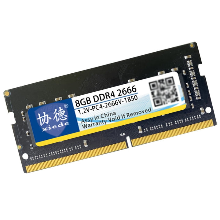 Lisslune | XIEDE X064 DDR4 NB 2666 Full Compatibility Notebook RAMs, Memory Capacity: 8GB