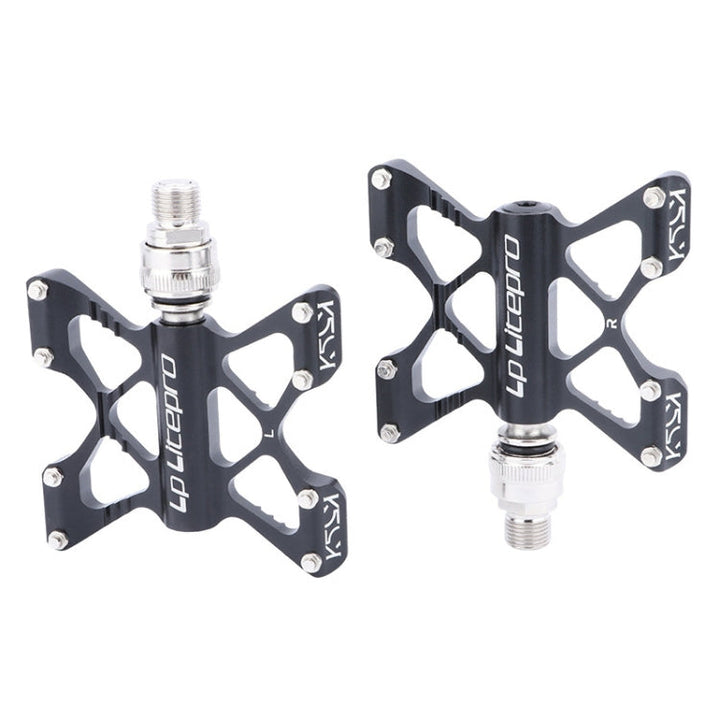 Lisslune | LP LitePro K5 Folding Bkie Aluminum Alloy Bearin Pedals(Black)