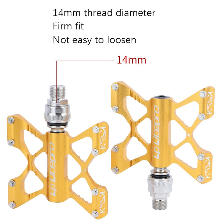 Lisslune | LP LitePro K5 Folding Bkie Aluminum Alloy Bearin Pedals(Black)
