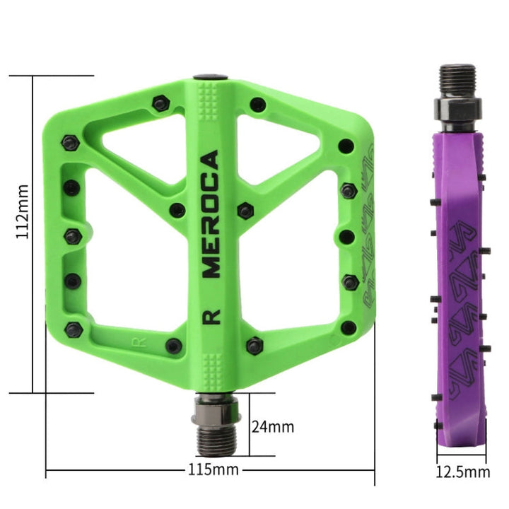 Lisslune | MEROCA Mountainbike Nylon Pedal (Green)