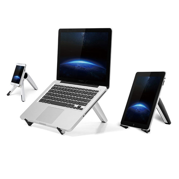 Lisslune | UP-1S Folding Laptop Stand Mobile Phone Tablet Desktop Stand (Black)