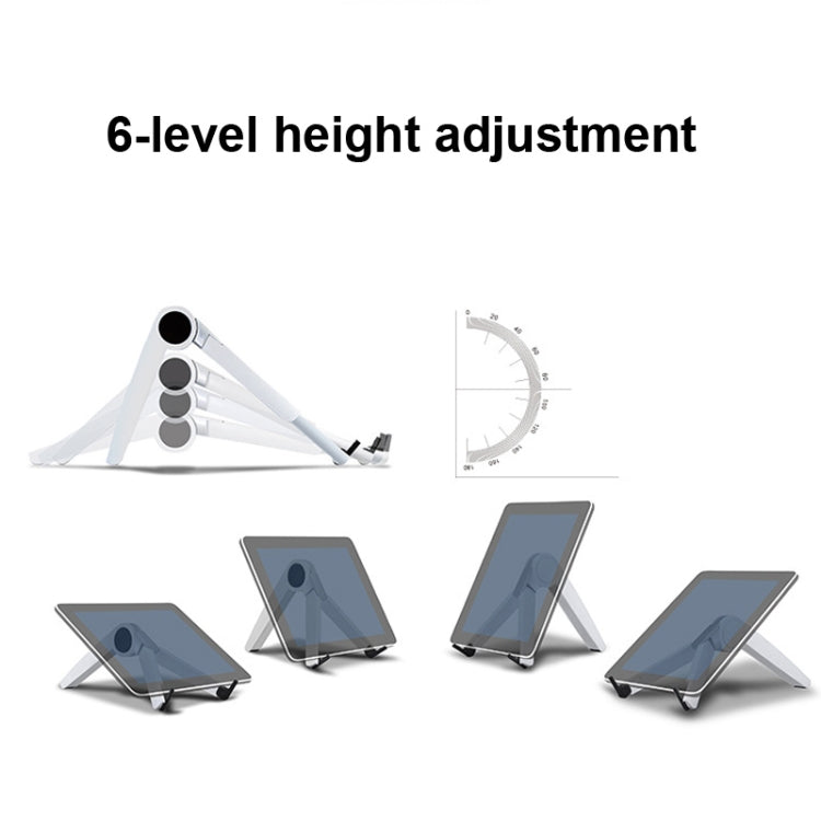 Lisslune | UP-1S Folding Laptop Stand Mobile Phone Tablet Desktop Stand (Black)