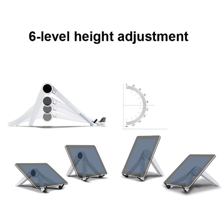 Lisslune | UP-1S Folding Laptop Stand Mobile Phone Tablet Desktop Stand (Black)