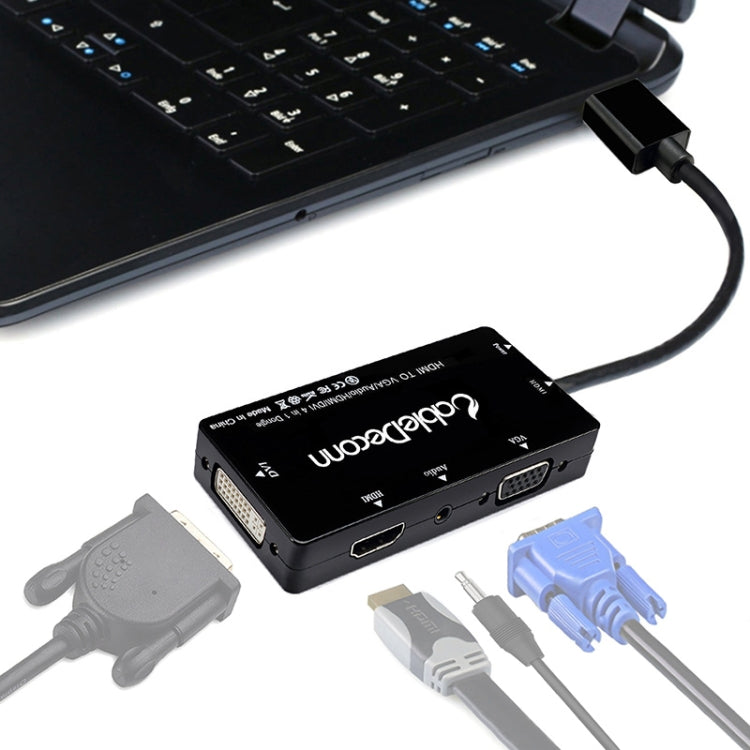 Lisslune | Cabledeconn D0407 HDMI VGA DVI connection HDTV monitor cable (Black)