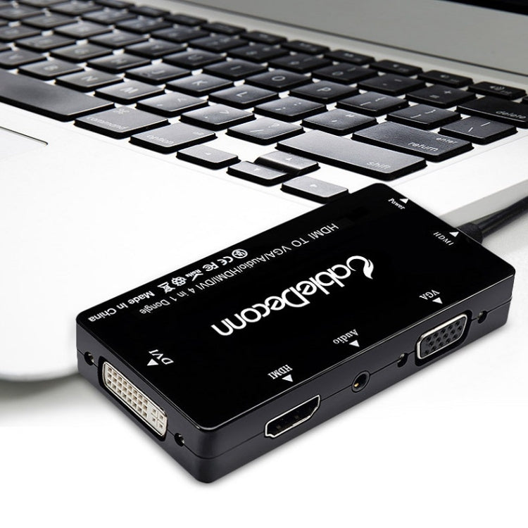 Lisslune | Cabledeconn D0407 HDMI VGA DVI connection HDTV monitor cable (Black)