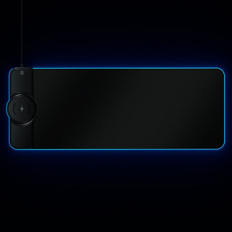 Lisslune | K9186 Multifunctional RGB Lighting Mouse Pad with Wireless Charging Function (Black)
