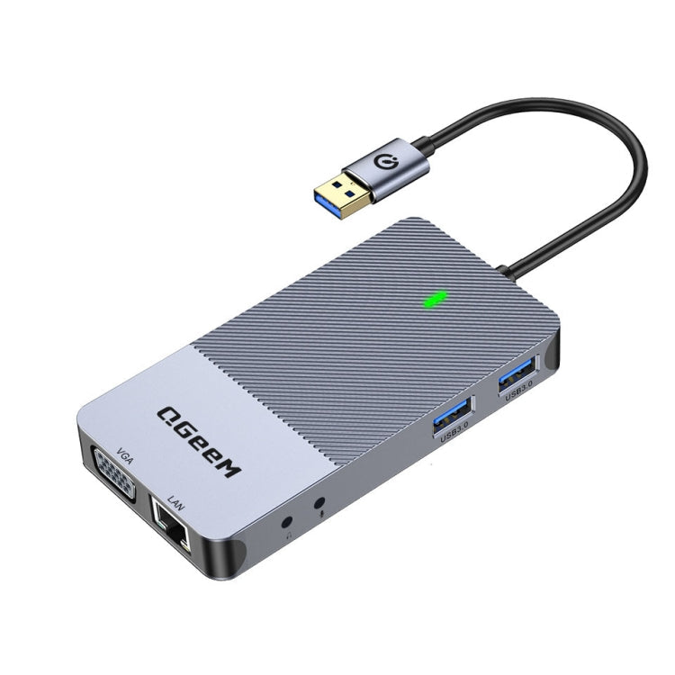 Lisslune | QGeeM 11 In 1 Multifunctional Type-C Expansion HUB Adapter (QG-D3908)