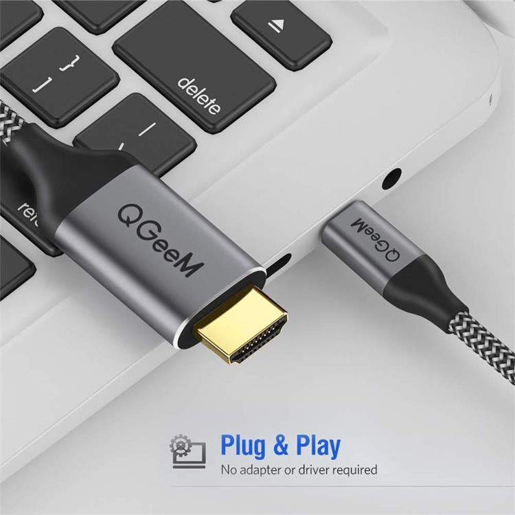 Lisslune | QGeeM QG-UA09 Type-C to HDMI Cable 1.8m