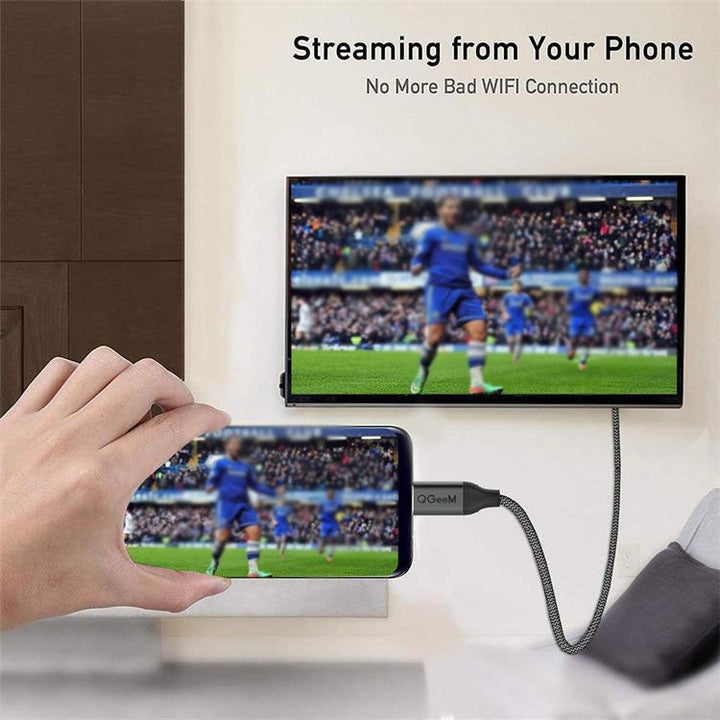 Lisslune | QGeeM QG-UA09 Type-C to HDMI Cable, Length: 3m