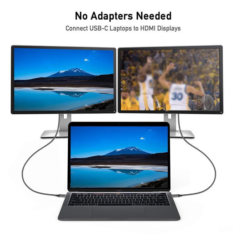 Lisslune | QGeeM QG-UA09 Type-C to HDMI Cable, Length: 3m