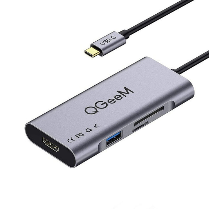 Lisslune | QGeeM 7 In 1 Multifunctional USB3.0 TYPE-C Expansion HUB Adapter (QG-UH07-3 V1)