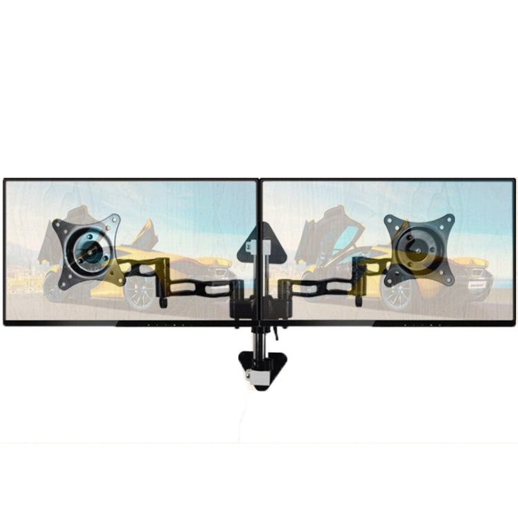 Lisslune | Gibbon Mounts D08W-300 Monitor Mount Dual Screen Wall Mount Splicing Computer Mount