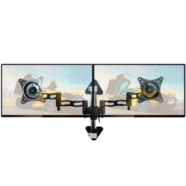Lisslune | Gibbon Mounts D08W-300 Monitor Mount Dual Screen Wall Mount Splicing Computer Mount