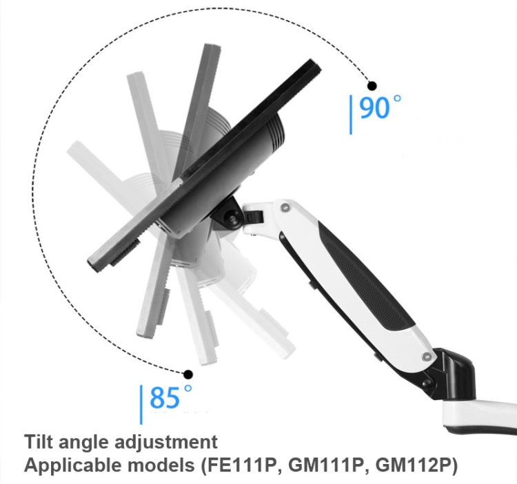 Lisslune | Gibbon Mounts Lifting and Rotating Computer Monitor Bracket Slide Rail Bracket, Model: FE110P
