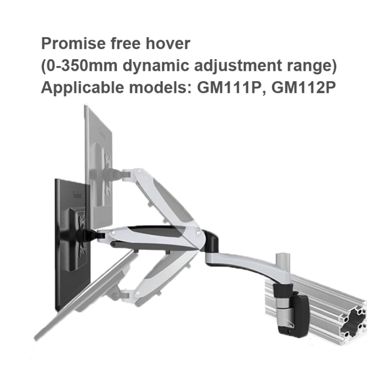 Lisslune | Gibbon Mounts Lifting and Rotating Computer Monitor Bracket Slide Rail Bracket, Model: FE110P